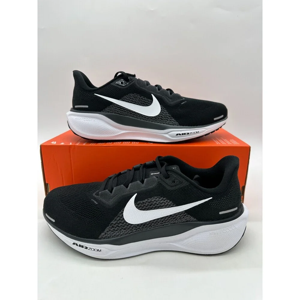 Nike Air Zoom Pegasus 41 Men's size 10 Wide Black White Running Shoes FN4932 002